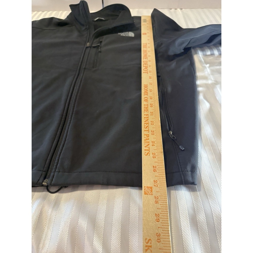 The North Face WindWall Soft Shell Jacket Black Mens XL Full Zip Windproof - Picture 8 of 13